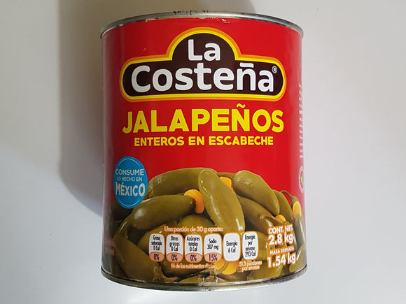 CHILES JALAPEÑO LA COSTEÑA 2.800 KG