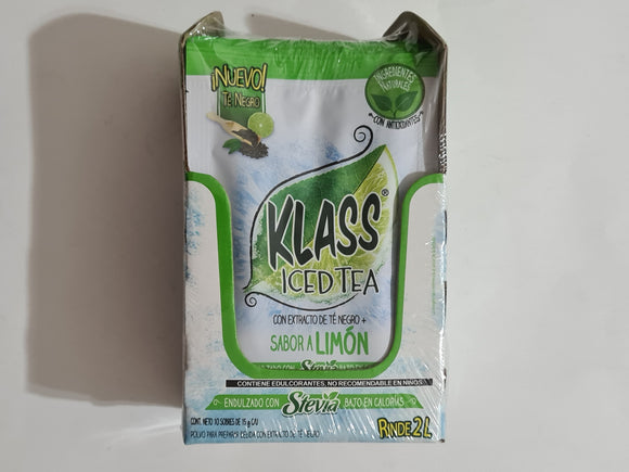 KLASS ICED TEA LIMON 10 PZ